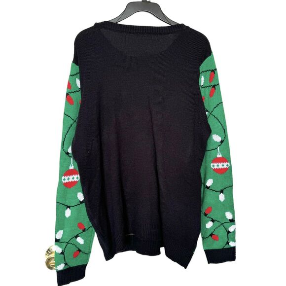 Ugly Christmas Sweater No boundaries Size 3XL Reindeer 3D Holiday Unisex Party - Picture 4 of 16